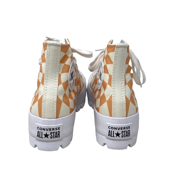 Converse Ctas Lugged High Top Sneakers Women's Size Orange Candy Canvas A10018C - Picture 6 of 10